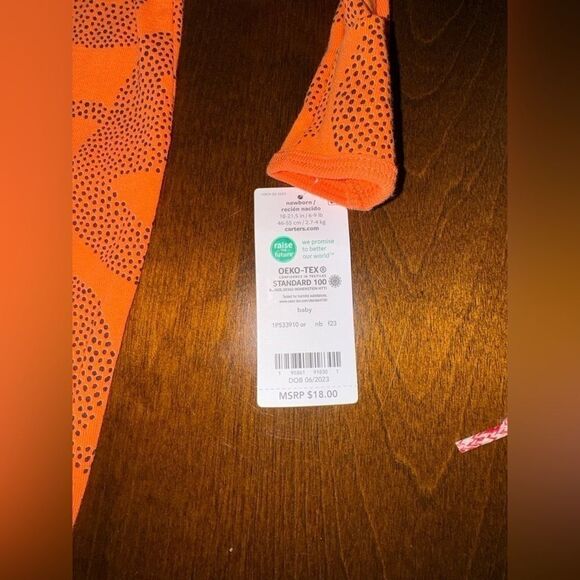 Carter’s Unisex Newborn Halloween Footed Pajamas | Spooky & Cozy Sleepwear -NEW - Picture 5 of 6